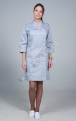 Халат «Азия» серый
